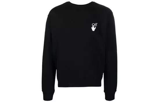 OFF-WHITE Мужская толстовка, цвет Black