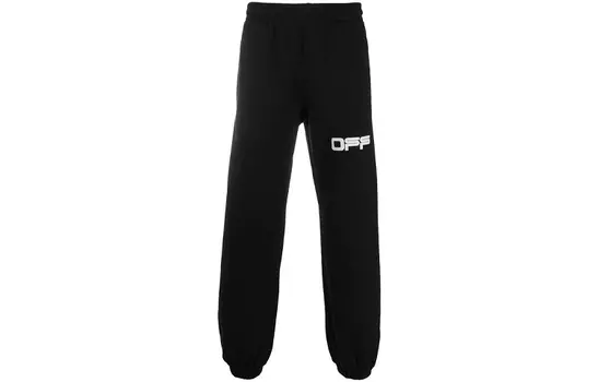 Штаны спортивные Off-White Airport Tape мужские, черный