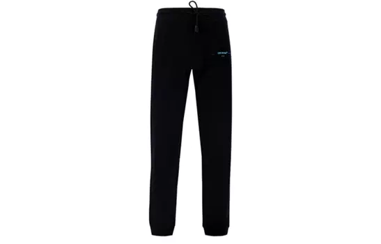 OFF-WHITE Мужские трикотажные спортивные штаны, цвет Black