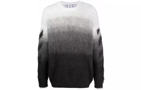 Свитер мужской Off-White, белый / черный