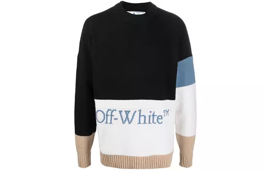 Свитер мужской Off-White SS21, черный / белый
