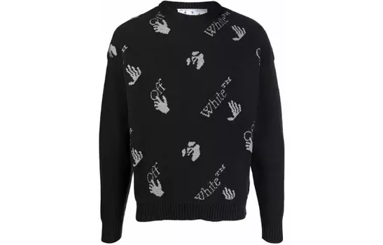 OFF-WHITE Мужской свитер, цвет Black