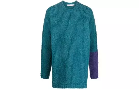 Свитер мужской Off-White Chunky Knit, синий