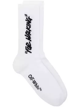 Off-White носки For Walking, белый