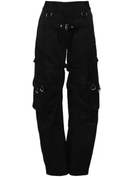 Off-White прямые брюки CO, черный