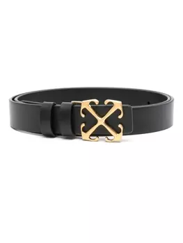 Off-White ремень с логотипом Arrows, черный