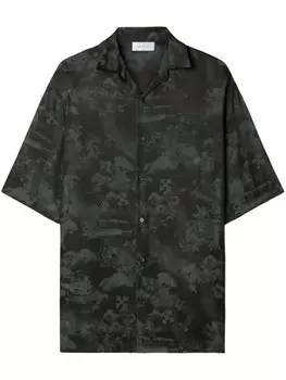 Off-White рубашка Fresco, черный