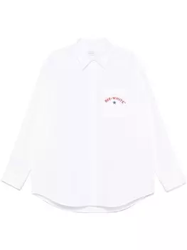 Off-White рубашка Star Arrow, белый