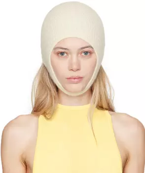 Off-White Шапка-бини La Casa 'La capuche Gros Grain' JACQUEMUS, кремовый
