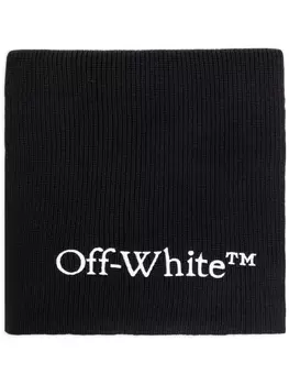 Off-White шарф Bookish, черный