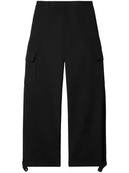 Off-White широкие брюки карго, черный