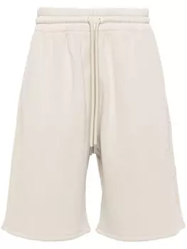 Off-White спортивные шорты с мотивом стрел, нейтральный цвет