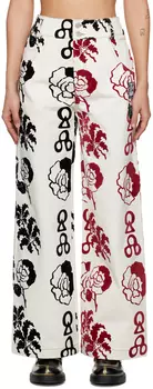 Off-White Свет Джинсы Chopova Lowena