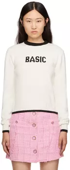 Off-White Свитер Интарсия GCDS