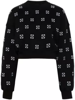 Off-White толстовка Little Arrows, черный