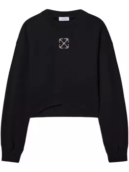 Off-White толстовка Mini Arrow, черный