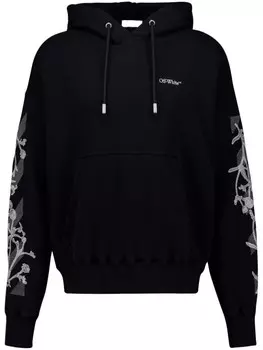 Off-White толстовка с цветочным принтом