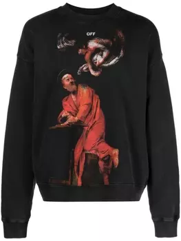 Off-White толстовка S.Matthew, черный