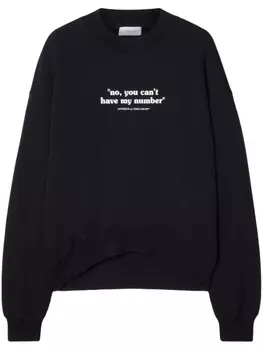 Off-White толстовка с принтом, черный
