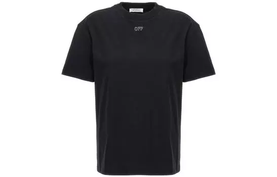 OFF-WHITE Женская футболка, цвет Black