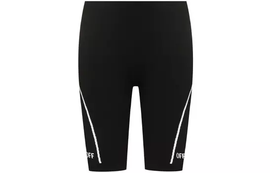 OFF-WHITE Женские повседневные шорты, цвет Black
