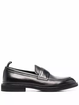 Officine Creative однотонные лоферы, черный