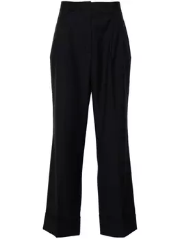 Officine Generale шерстяные брюки Willow, синий