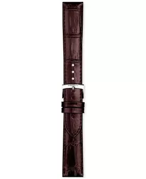 Официальный сменный коричневый кожаный ремешок для часов Tissot