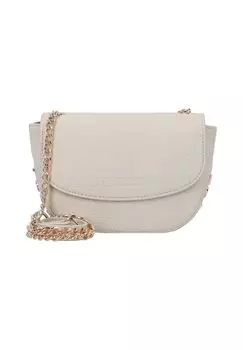 Огромная сумка через плечо 20 см LOVE MOSCHINO, цвет Ivory