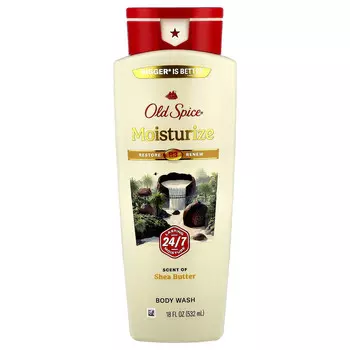 Old Spice, Гель для душа, увлажнение, масло ши, 532 мл (18 жидк. Унций)