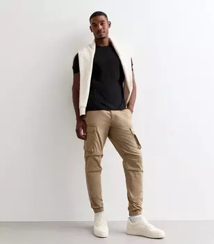 Оливковые брюки карго с манжетами Jack & Jones Jack & Jones, оливковый