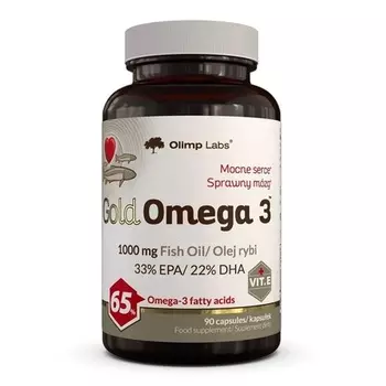Омега 3 1000 мг Пищевая добавка 90 капсул Olimp Labs