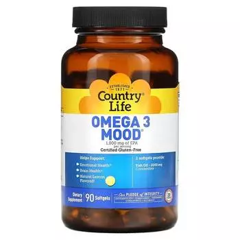 Омега-3 Country Life, 90 таблеток