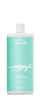 ON LINE Emotions, Гель для душа Enjoy - белый чай и лотос, 500 мл