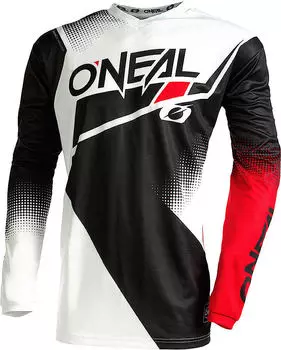 Джерси Oneal Element Racewear V.22 мотокросс, черный/белый/красный