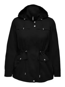 Only Carmakomaпарка "CARNEWSTARLINE SPRING JACKET CC OTW", с капюшоном, черный