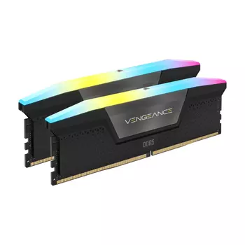 Оперативная память CORSAIR Vengeance RGB, 32 Гб DDR5 (2x16 Гб), 6600 МГц, CMH32GX5M2B6600C38, черный