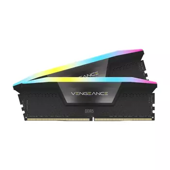 Оперативная память CORSAIR Vengeance RGB, 64 Гб DDR5 (2x32 Гб), 5200 МГц, CL40, CMH64GX5M2B5200C40, черный