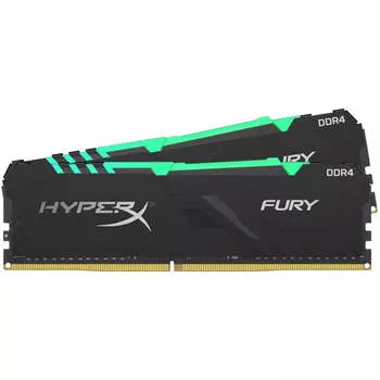 Оперативная память HyperX Fury RGB 32 ГБ (16 ГБ x2) DDR4 3600 МГц без ECC RAM DIMM HX436C18FB4AK2/32