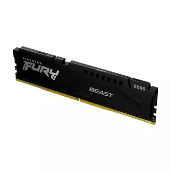 Оперативная память Kingston FURY Beast, 16 ГБ DDR5 (2 x 8ГБ), 4800 МГц, CL38, KF548C38BBK2-16, черный