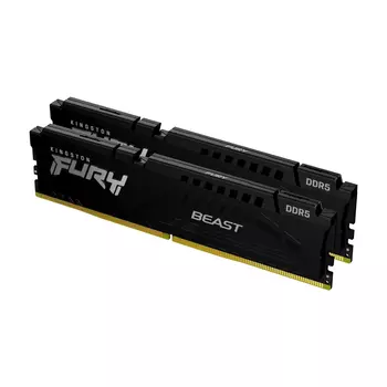 Оперативная память Kingston FURY Beast EXPO, 64 ГБ DDR5 (2 x 32ГБ), 5200 МГц, KF552C36BBEK2-64, черный