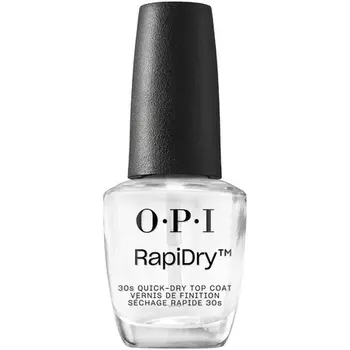 OPI RapiDry Лак для ногтей, высыхающий верхний слой, блестящий, глянцевый, быстросохнущий, 0,5 жидких унций