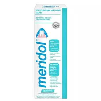 Ополаскиватель для полости рта Advanced Gum Protection - 400 мл с антибактериальной формулой Meridol
