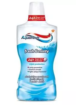 Ополаскиватель для рта, 500 мл Aquafresh, Extra Fresh & Minty