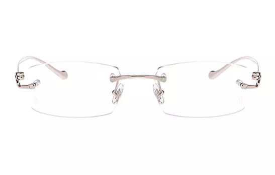 Оптическая оправа CARTIER унисекс, Bright silver