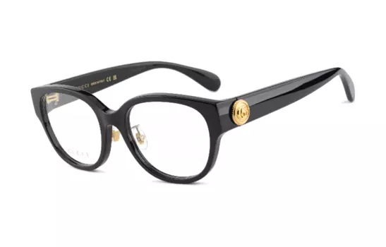 Оправа Gucci Unisex Round-Frame оптическая, черный