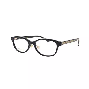 Оправа Gucci Unisex в овальной форме, черный / зеленый / красный
