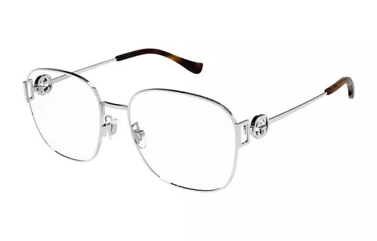 Оправа оптическая Gucci Unisex, черный / серебряный
