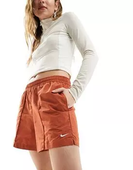 Оранжевые тканые шорты Nike