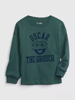 Органическая футболка Gap, зеленый
